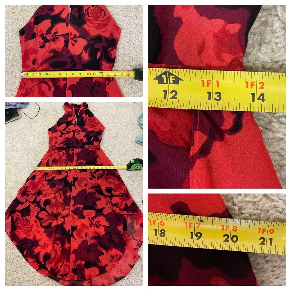 Rachel Roy floral halter top dress - Picture 4 of 6